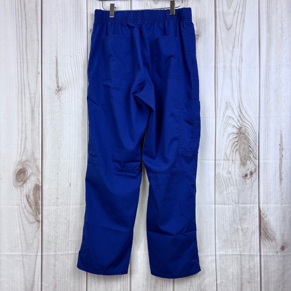 Cherokee Scrubs Set Workwear Revolution Zip Jacket & Pants Unisex Navy Sz Medium - Picture 6 of 16